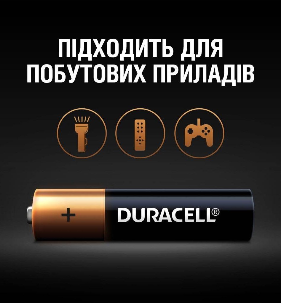 в продаже Батарейка Duracell AAA MN2400 LR03 (плакат 2*10) * 20 (5011646) - фото 3