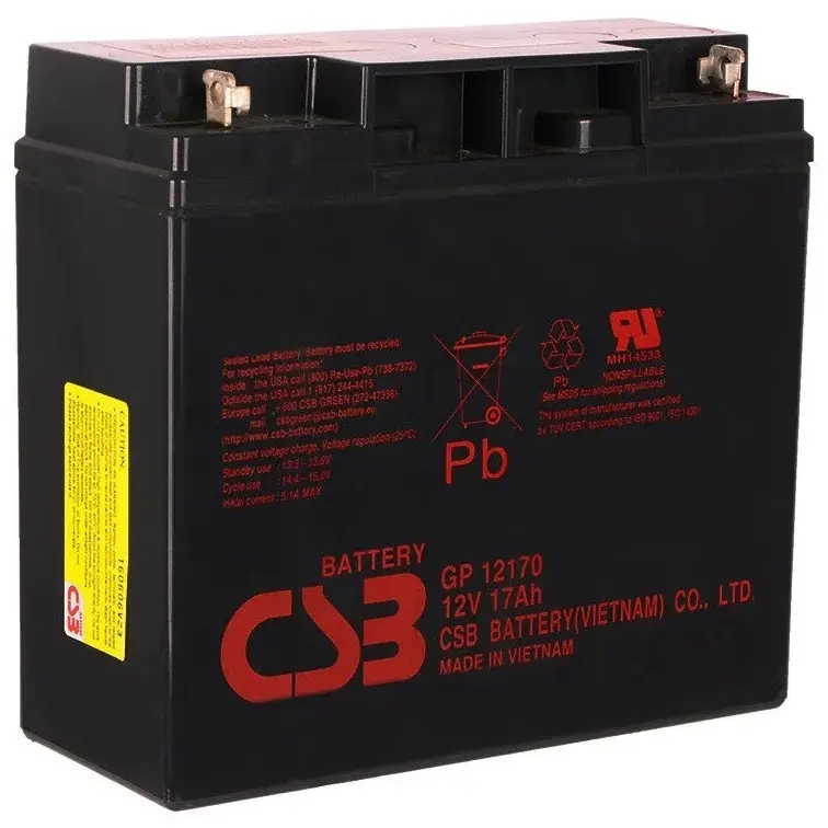 в продажу Акумуляторна батарея CSB 12V 17 Ah (GP12170B1/ V3) - фото 3