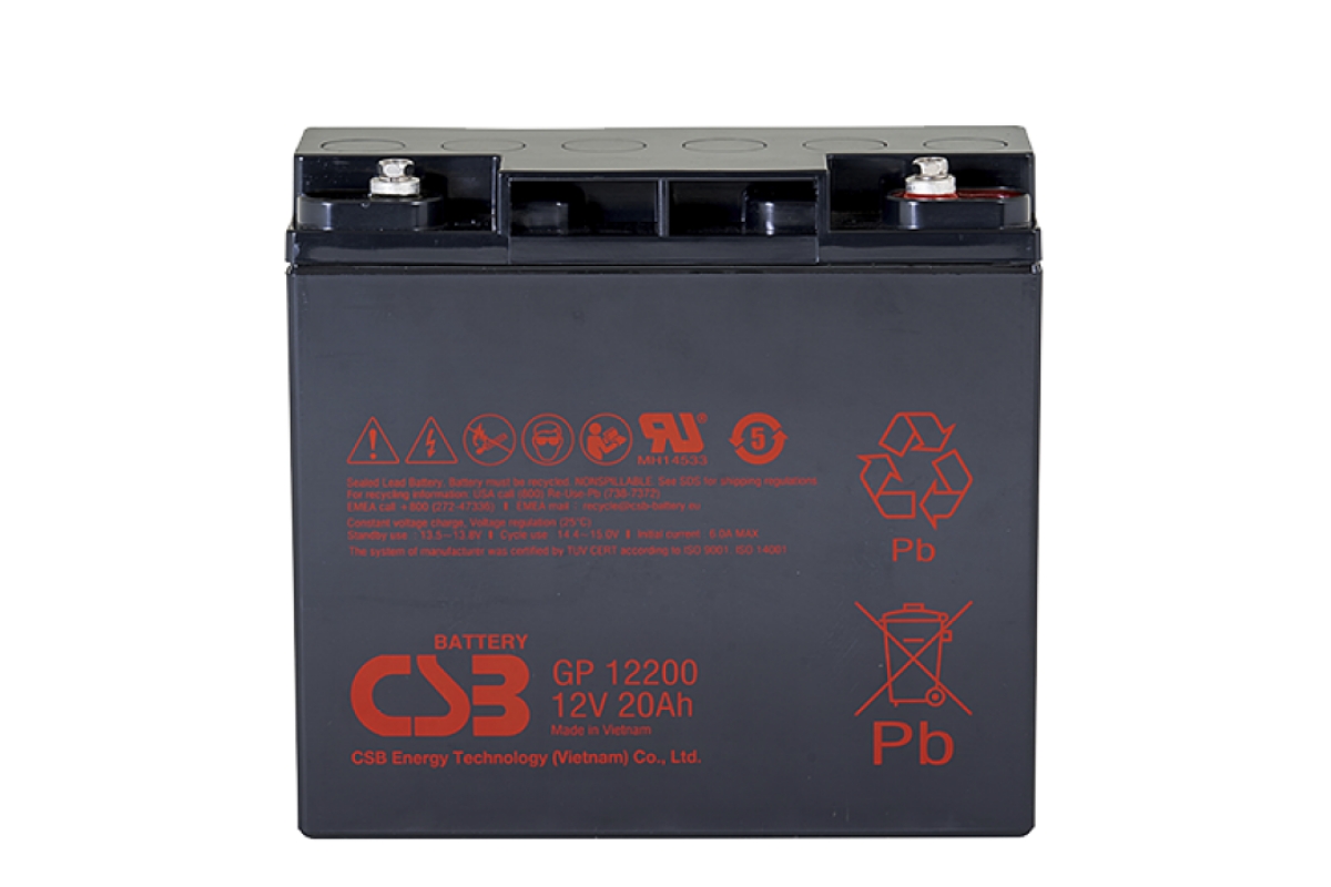 Аккумуляторная батарея CSB 12V 20 Ah (GP12200) цена 3280.00 грн - фотография 2