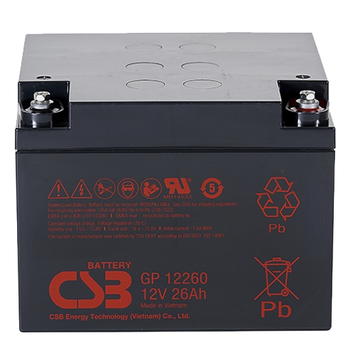 Акумуляторна батарея CSB 12V 26 Ah (GP12260) ціна 4200 грн - фотографія 2