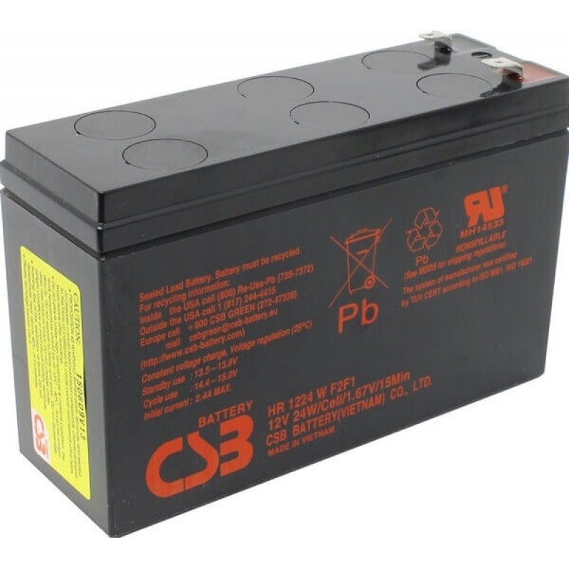 Аккумуляторная батарея CSB 12V 6.5Ah (HR1224WF2F1) в интернет-магазине, главное фото
