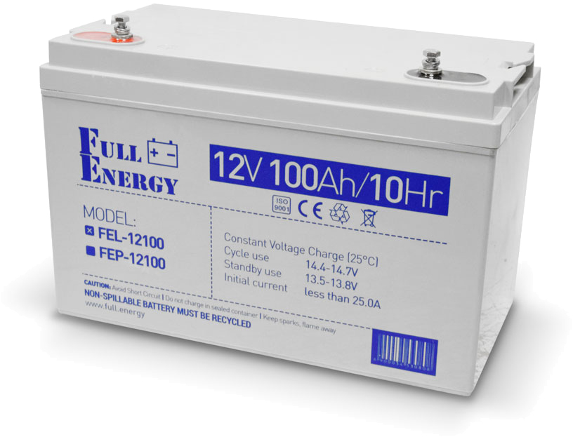 Акумуляторна батарея Full Energy 12V 100Ah (FEL-12100)