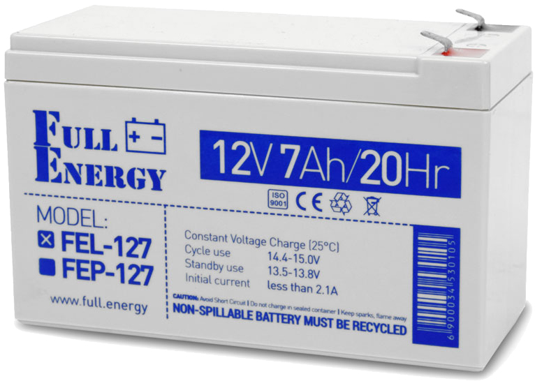 Купить аккумуляторная батарея Full Energy 12V 7Ah (FEL-127) в Киеве