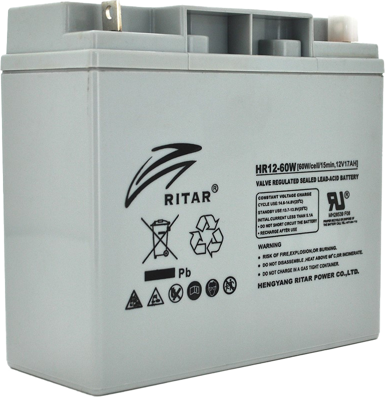 Інструкція акумуляторна батарея Ritar HR12-60W (HR1260W)