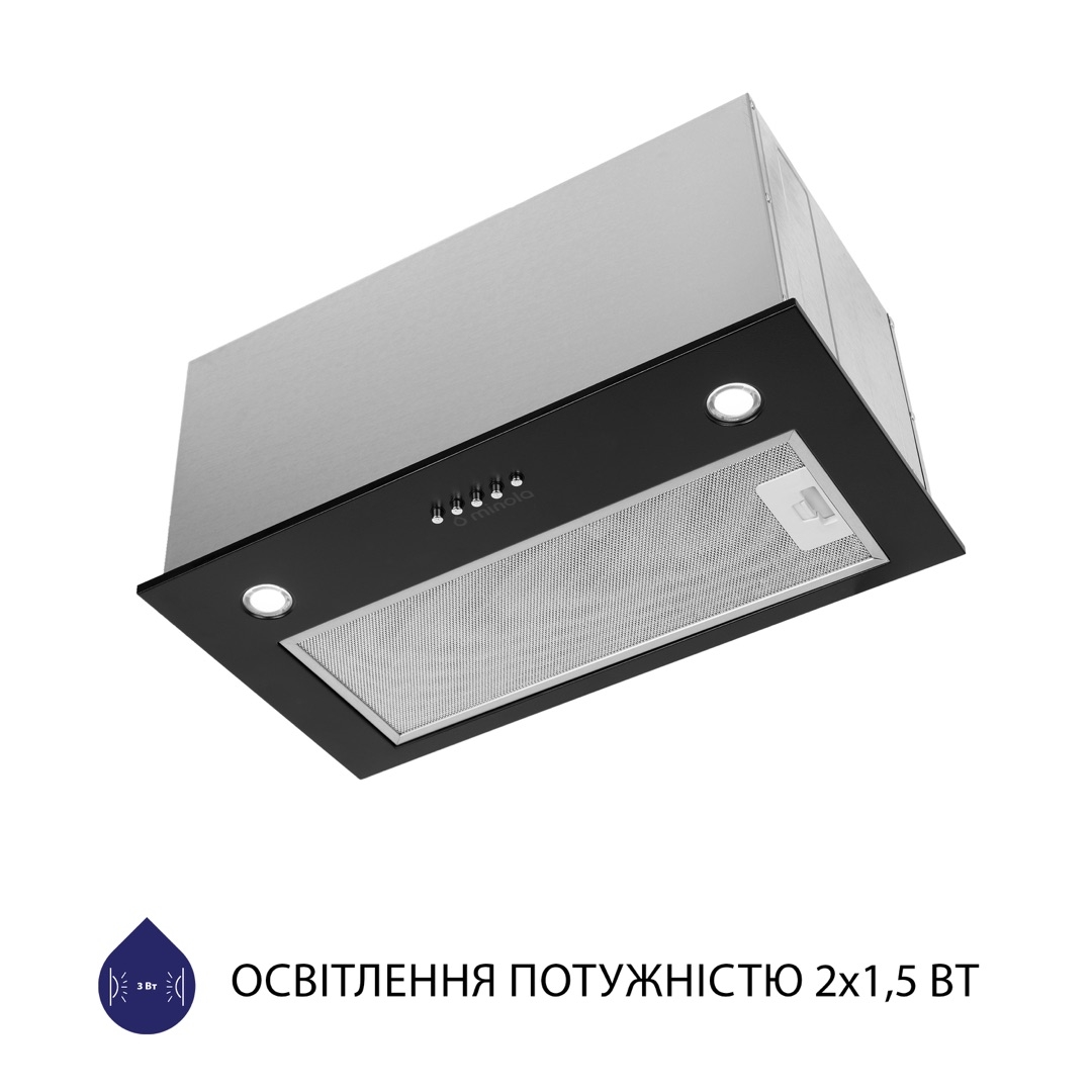 Витяжка кухонная полновстраиваемая Minola HBI 5627 BL 1000 LED отзывы - изображения 5