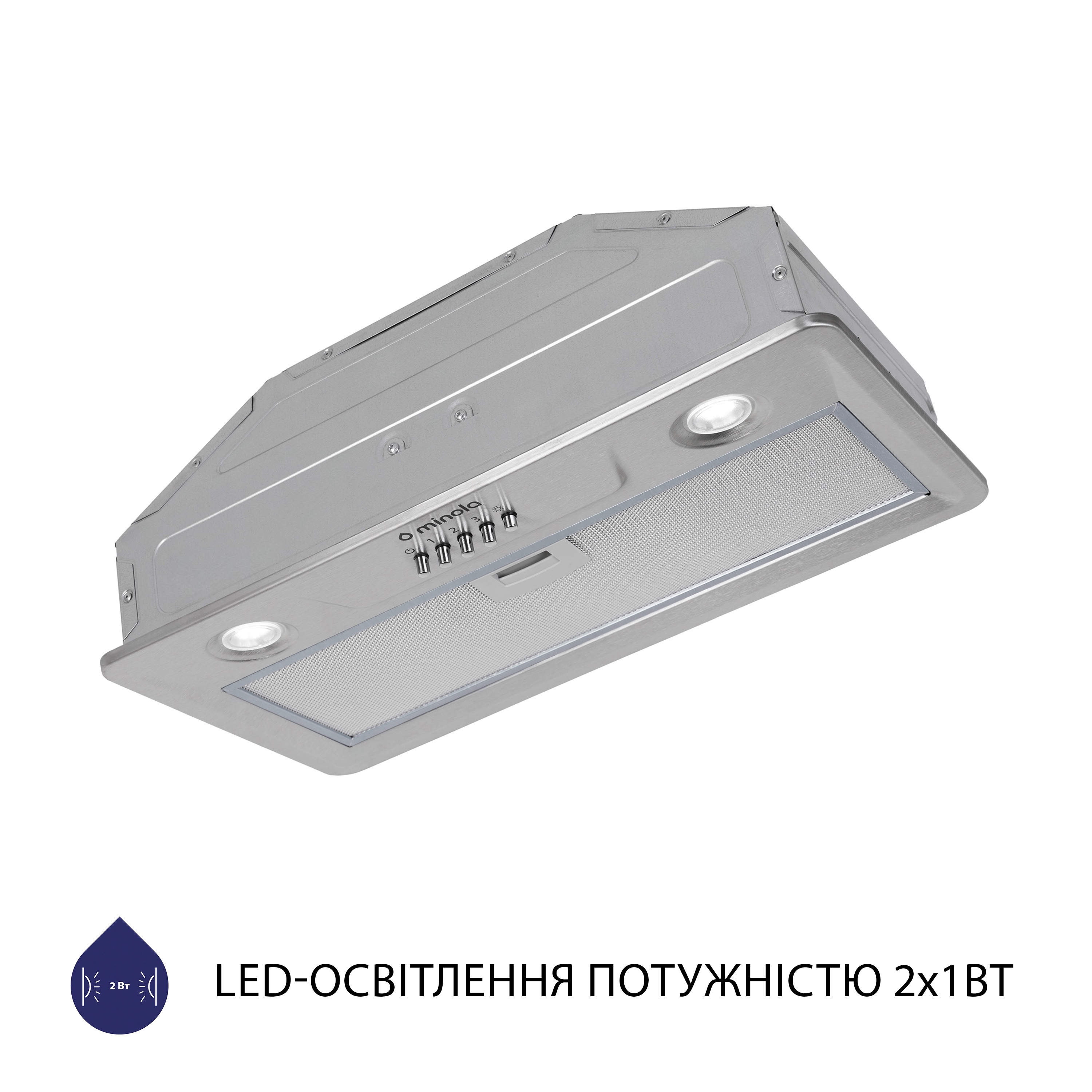 Витяжка кухонная полновстраиваемая Minola HBI 5202 I 700 LED отзывы - изображения 5