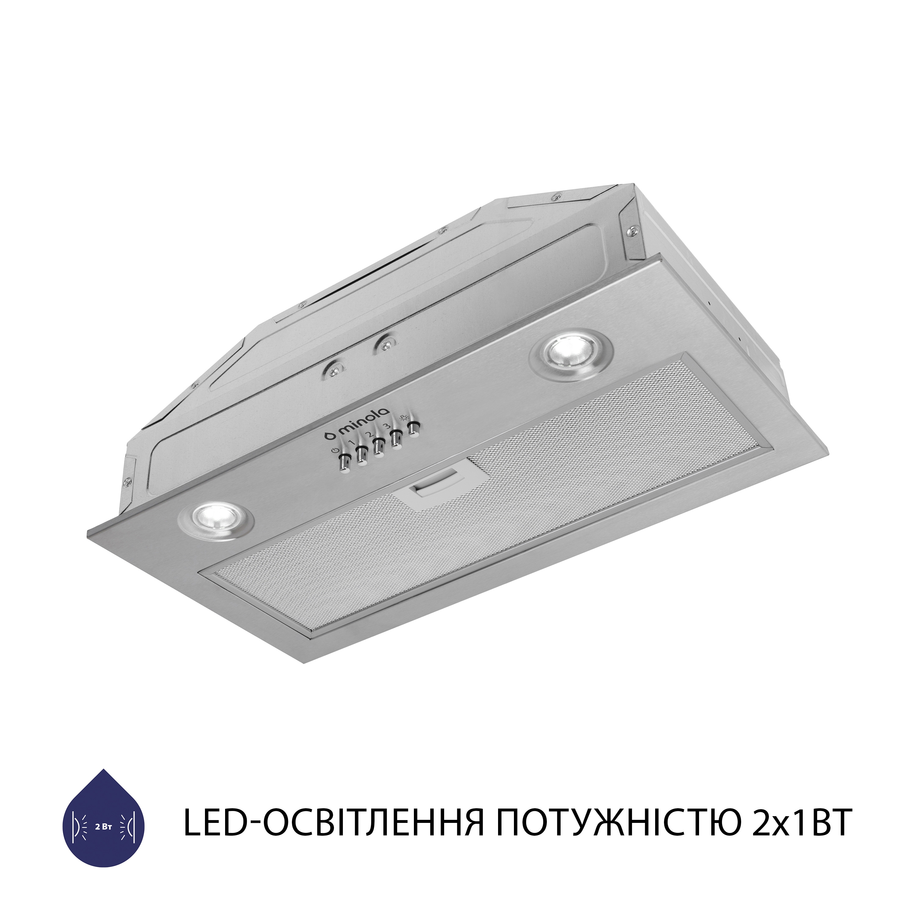 Витяжка кухонная полновстраиваемая Minola HBI 5204 I 700 LED отзывы - изображения 5