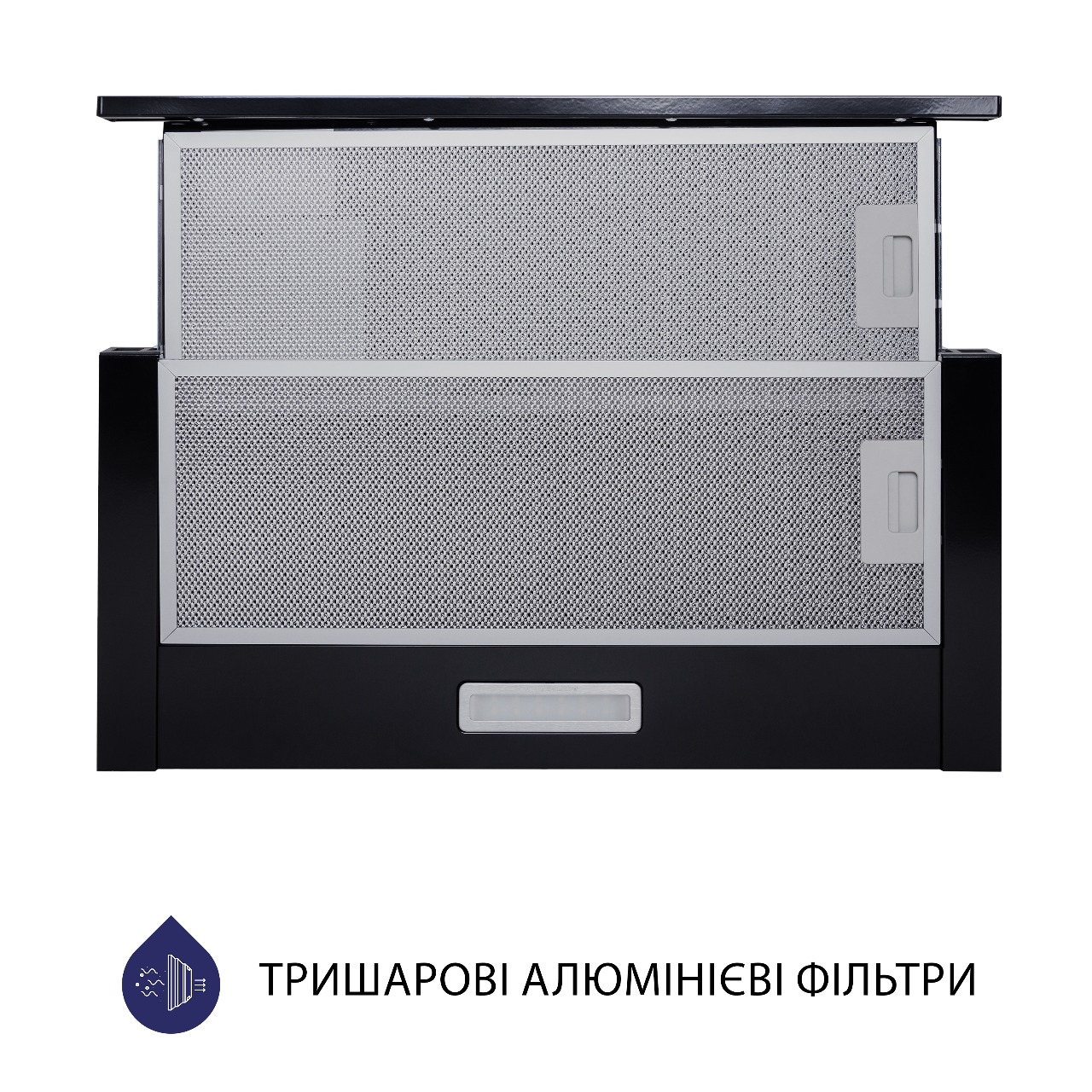 в продажу Витяжка кухонна телескопічна Minola HTL 5214 BL 700 LED - фото 3