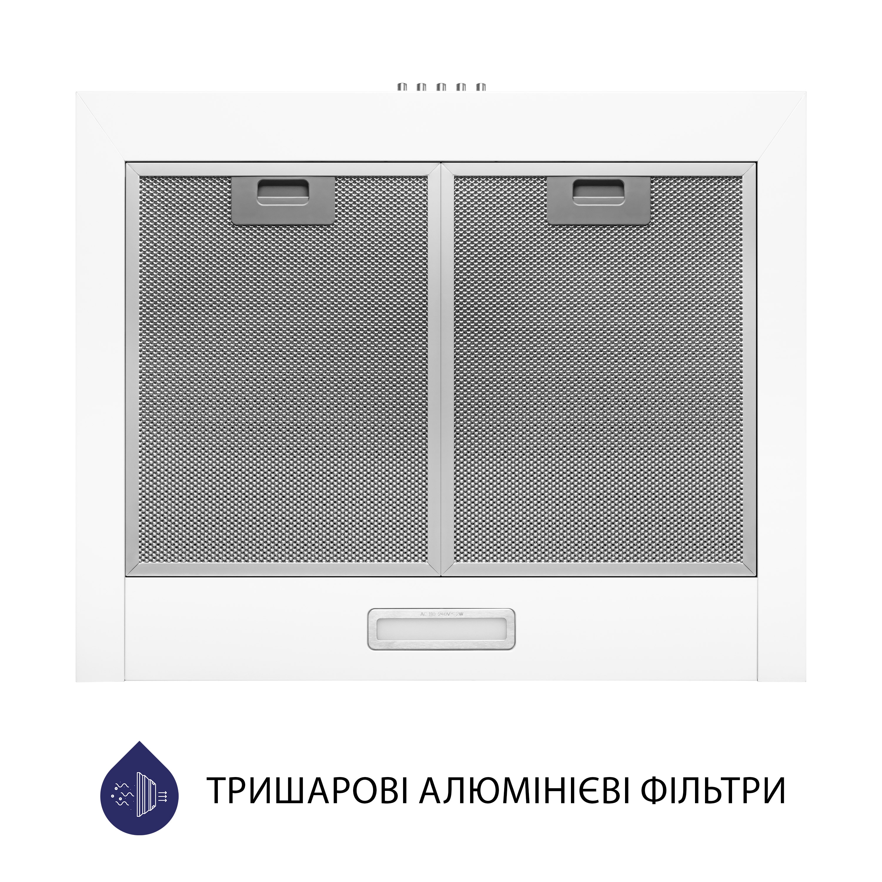Витяжка кухонна купольна Minola HK 6614 WH 1000 LED відгуки - зображення 5