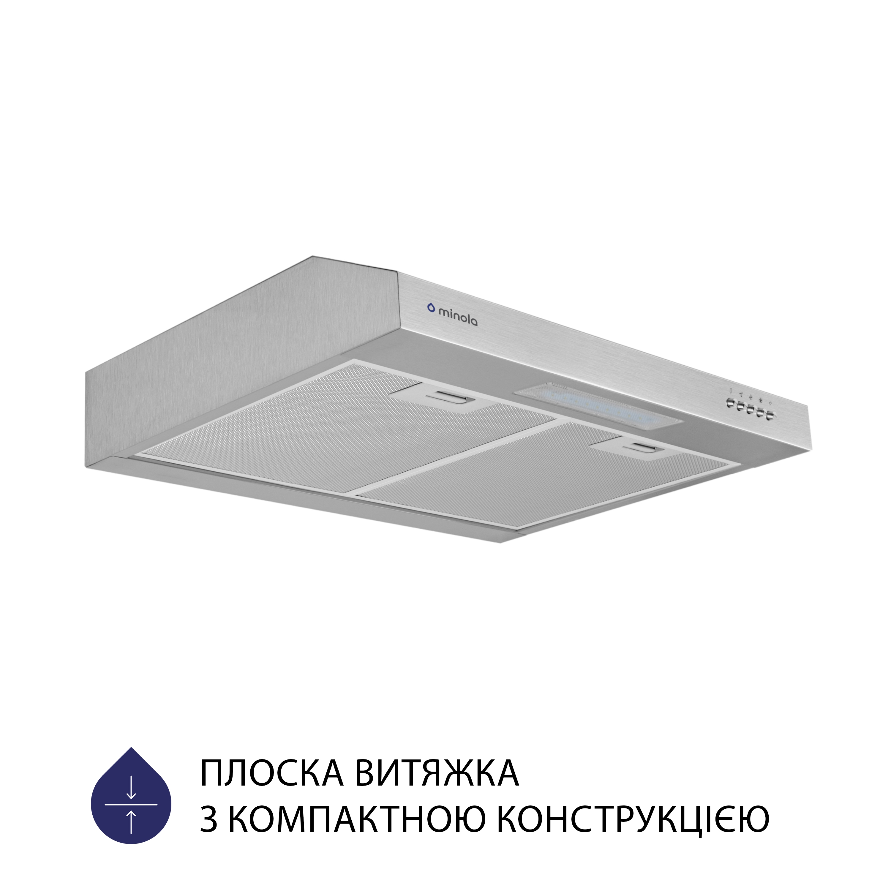 Витяжка кухонная плоская Minola HPL 512 I цена 2249.00 грн - фотография 2