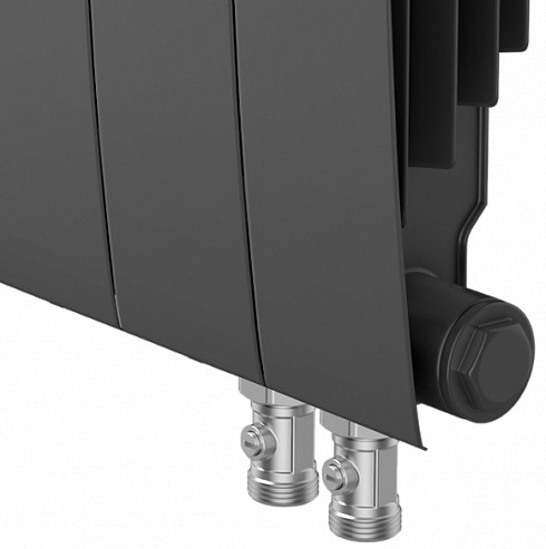 Радіатор для опалення Royal Thermo BiLiner 350 /Noir Sable VR - 8 секцій (НС-1346248) ціна 4799.00 грн - фотографія 2