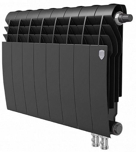 Радиатор биметаллический на 8 секций Royal Thermo BiLiner 350 /Noir Sable VR - 8 секций (НС-1346248)