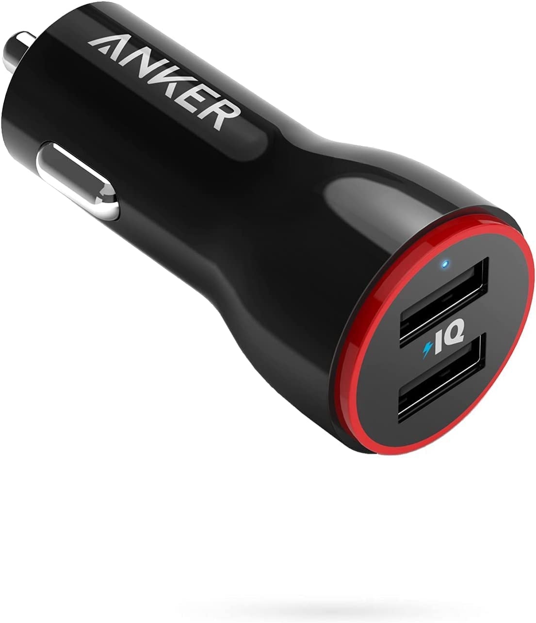 Автомобильное зарядное устройство Anker PowerDrive 2 24W 2xUSB V3 Black (A2310G11)