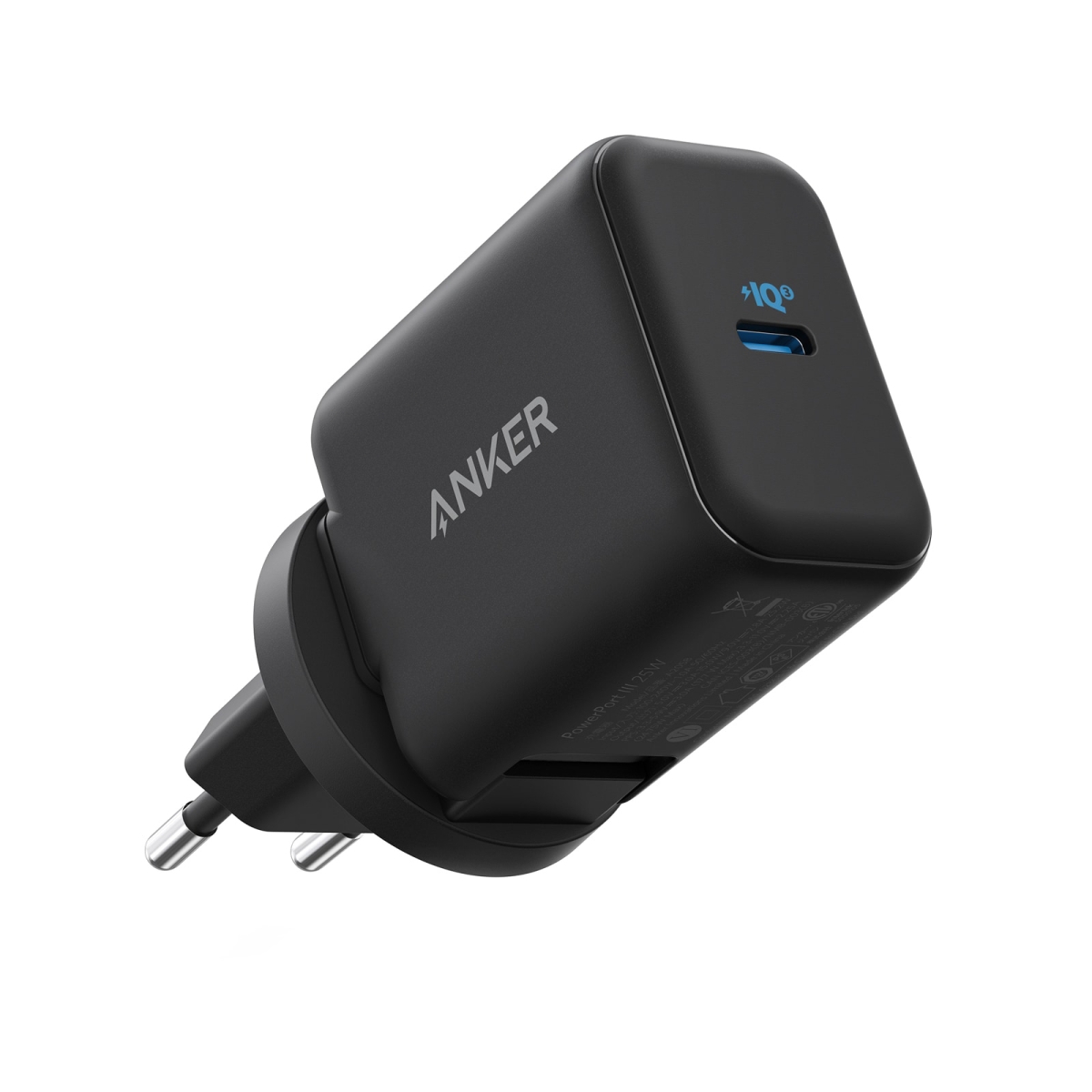 Купити мережевий зарядний пристрій Anker PowerPort III 25 W PPS USB-C Black (A2058G11) в Житомирі