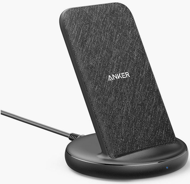 Бездротовий зарядний пристрій Anker PowerWave II Stand 5/7.5/10/15 W Black+Gray (А2529GF1/B2529GF1) ціна 1999 грн - фотографія 2