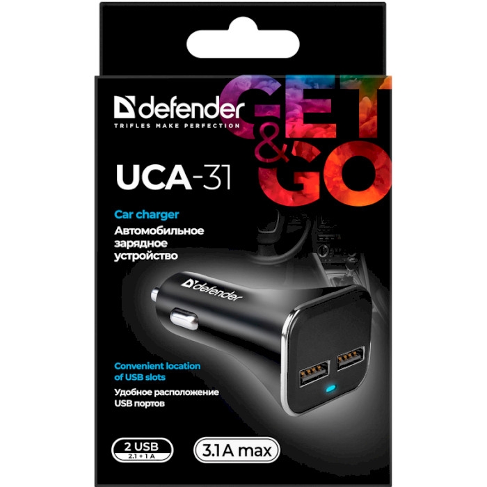 продаємо Defender UCA-31 2xUSB, 5V / 3.1A (83597) в Україні - фото 4