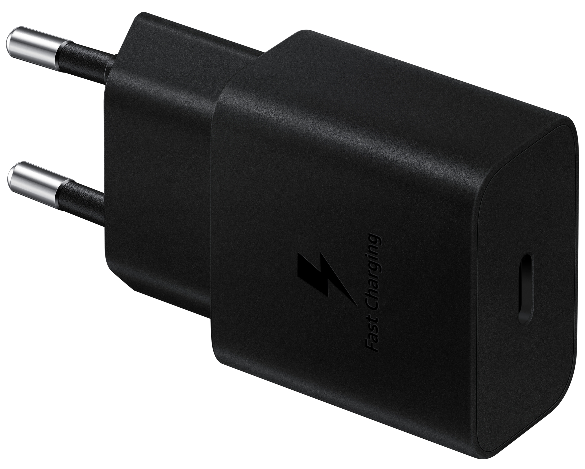 Сетевое зарядное устройство Samsung 15W Power Adapter Type-C+Cable Black (EP-T1510XBEGRU) в интернет-магазине, главное фото