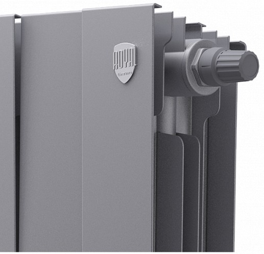 Радиатор для отопления Royal Thermo PianoForte VD 500/Silver Satin - 10 секций (HC-1355196) цена 10480.00 грн - фотография 2
