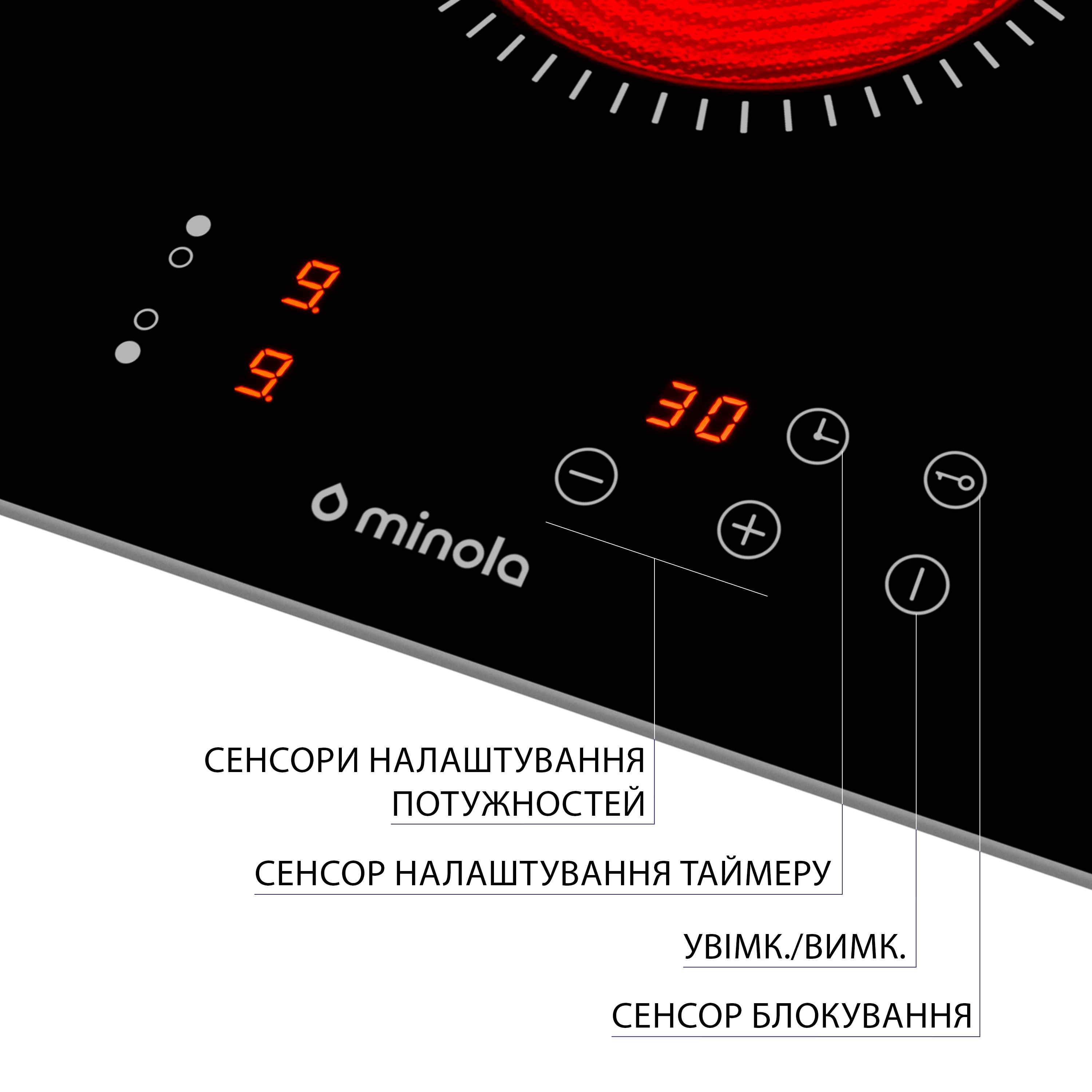 Електрична варильна поверхня Minola Domino MVH 3031 KBL інструкція - зображення 6