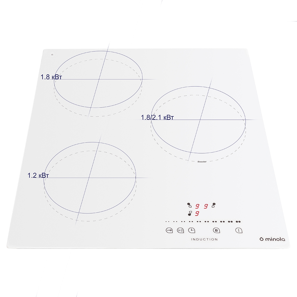 Индукционная варочная поверхность Minola MIS 4036 KWH характеристики - фотография 7