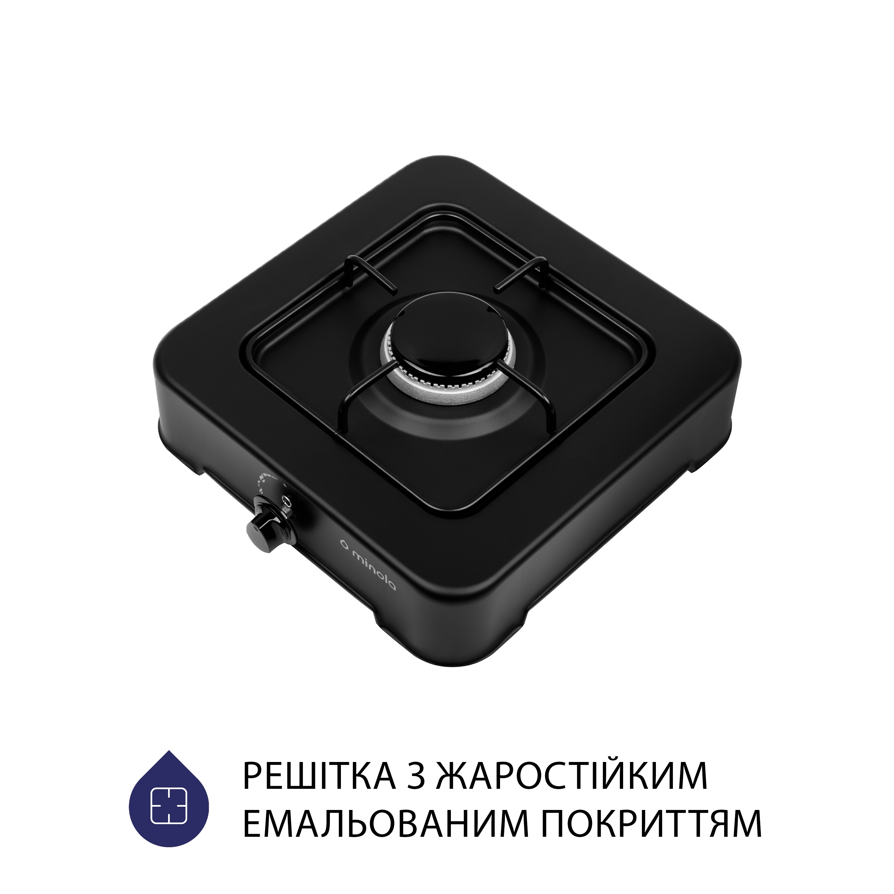 Плита настольная Minola TGH 100 BL цена 575 грн - фотография 2