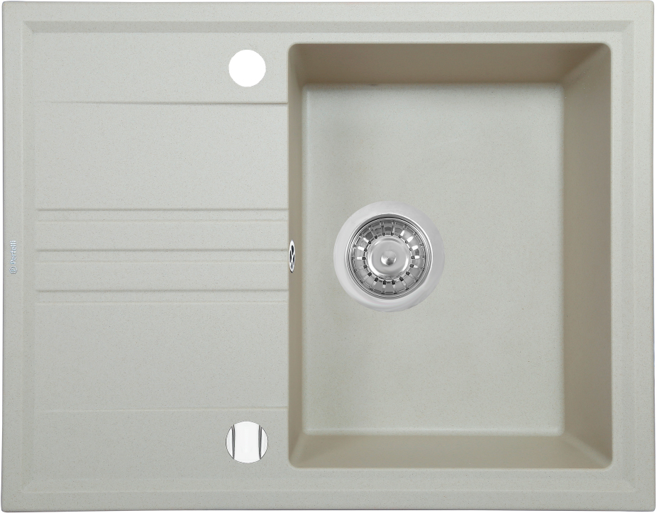 Мийка кухонна гранітна Perfelli SILVE PGS 134-64 LIGHT BEIGE в інтернет-магазині, головне фото