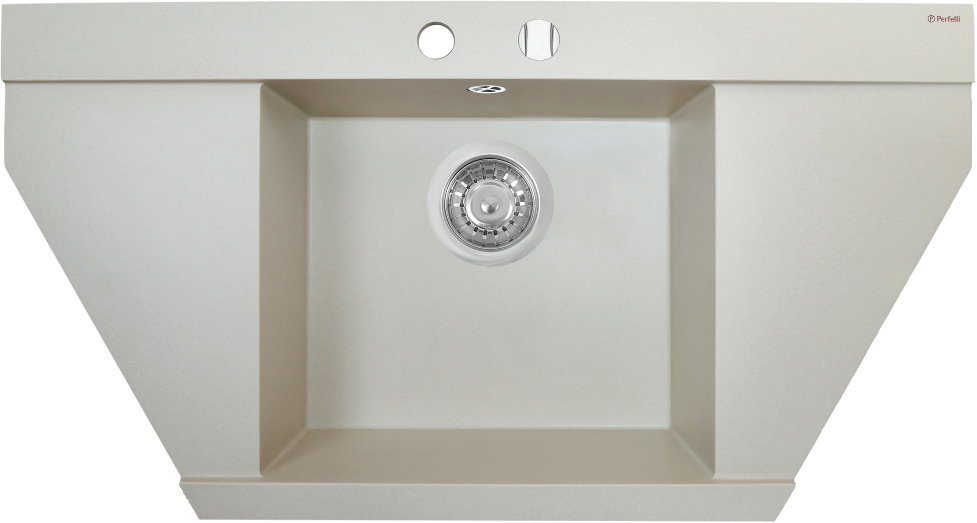 Мийка кухонна гранітна Perfelli MAJESTIC TGM 125-96 LIGHT BEIGE в інтернет-магазині, головне фото