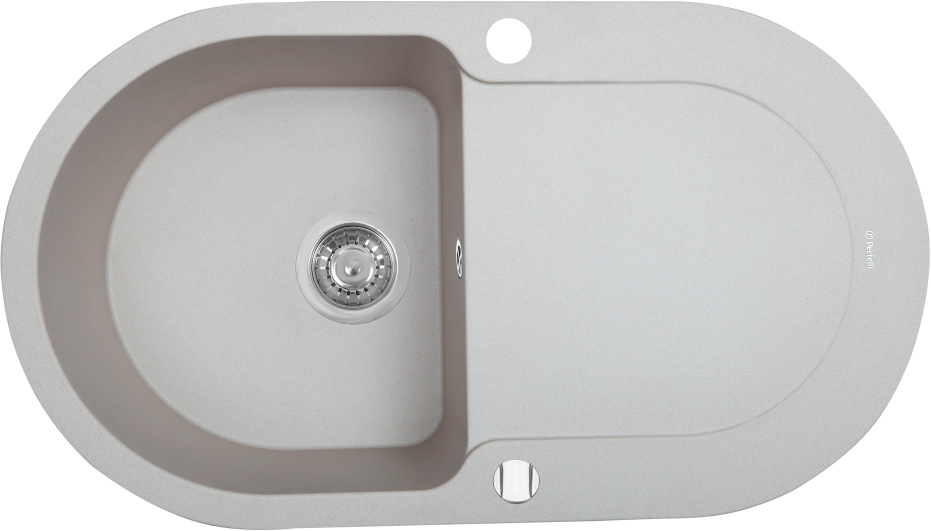 Мийка кухонна гранітна Perfelli IZETTA OGI 114-78 LIGHT BEIGE в інтернет-магазині, головне фото