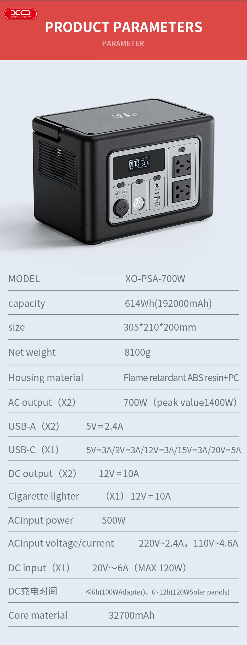 продаємо XO PSA-700 614Wh в Україні - фото 4