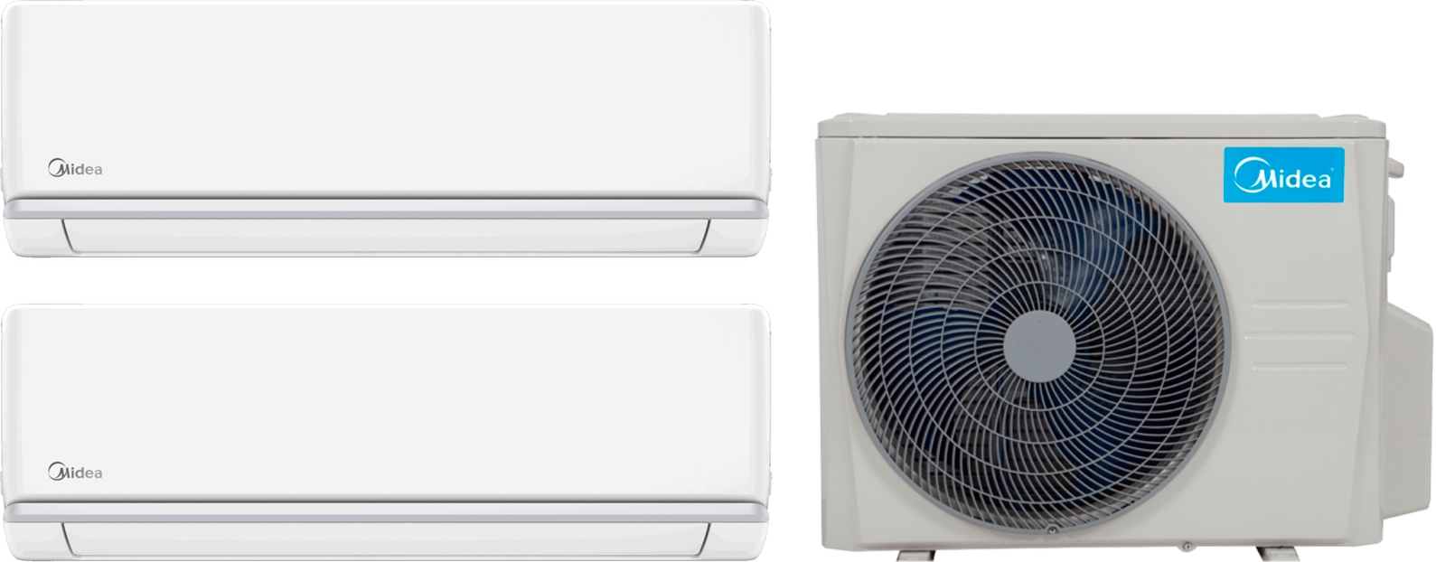 Midea M2OE-18HFN8-Q + MSAG-09HRFN8 *2шт.