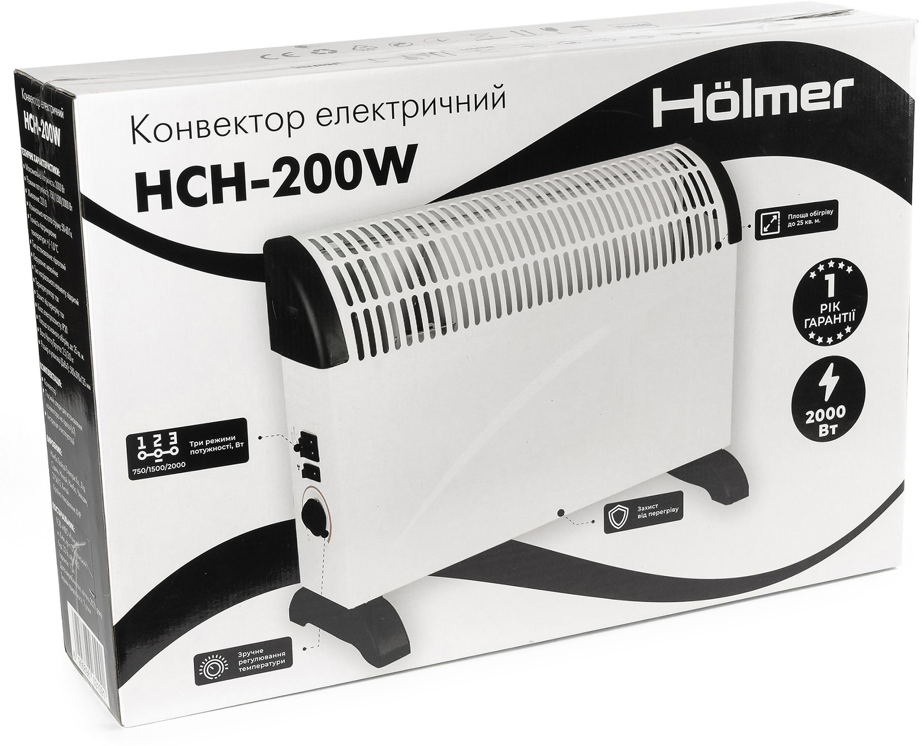 Электрический конвектор Holmer HCH-200W  инструкция - изображение 6