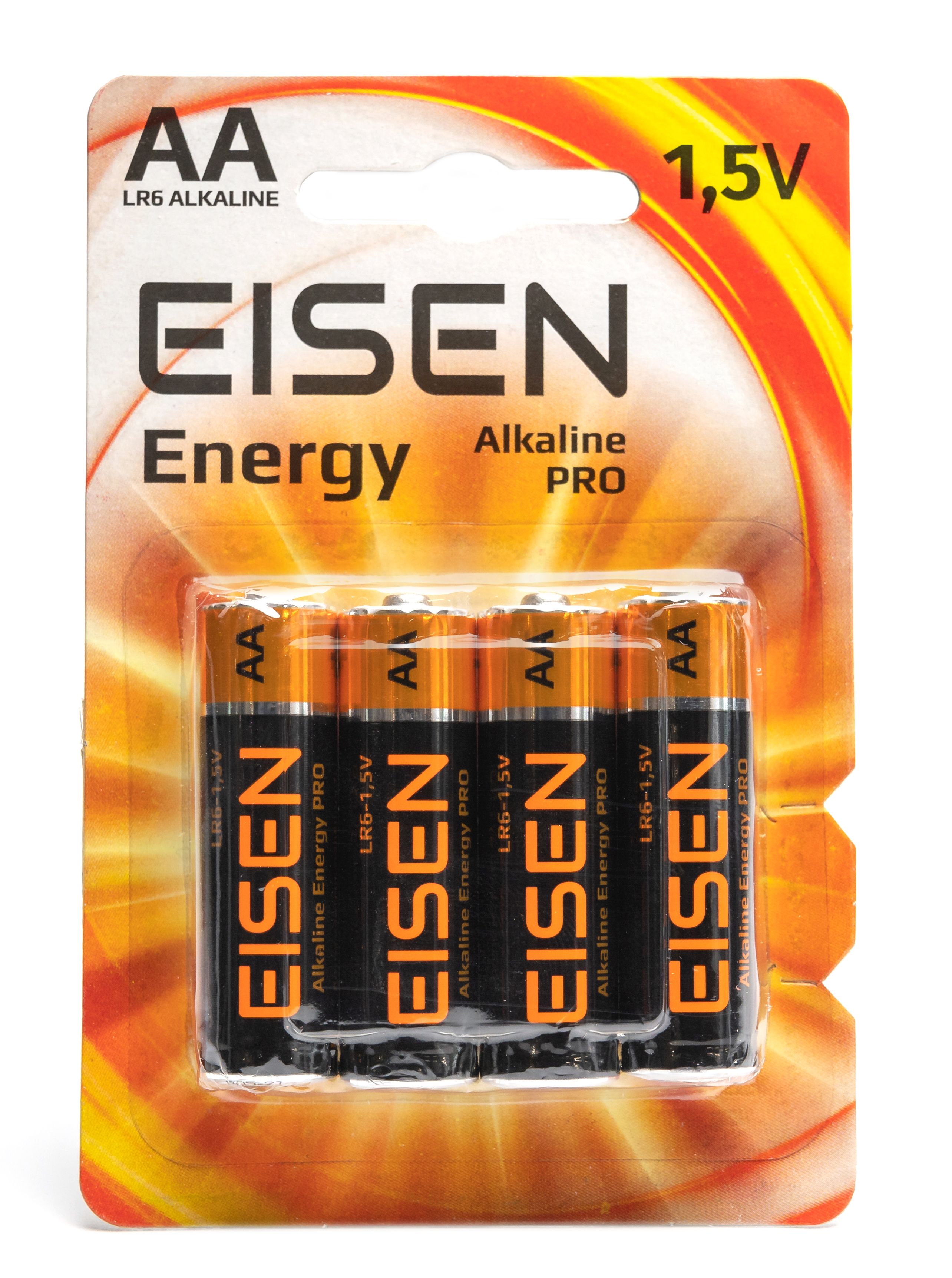 Батарейка Eisen Energy Alkaline PRO LR6 (AA) 4шт. в інтернет-магазині, головне фото