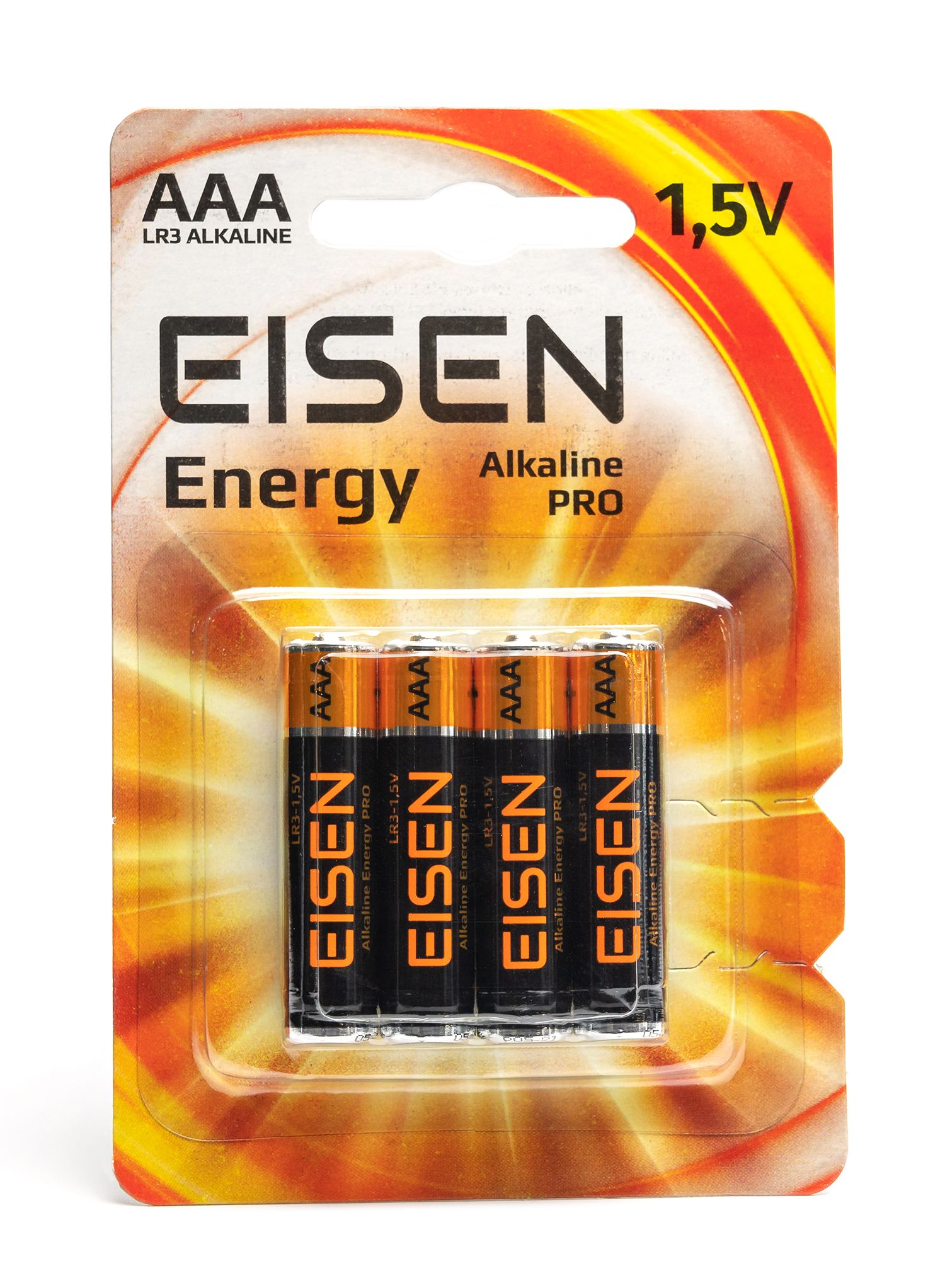 Батарейки типа ААА Eisen Energy Alkaline PRO LR03 (AАA) 4шт.
