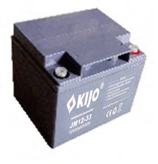 Характеристики акумуляторна батарея KIJO JM12-33 12V 33Ah 396Wh