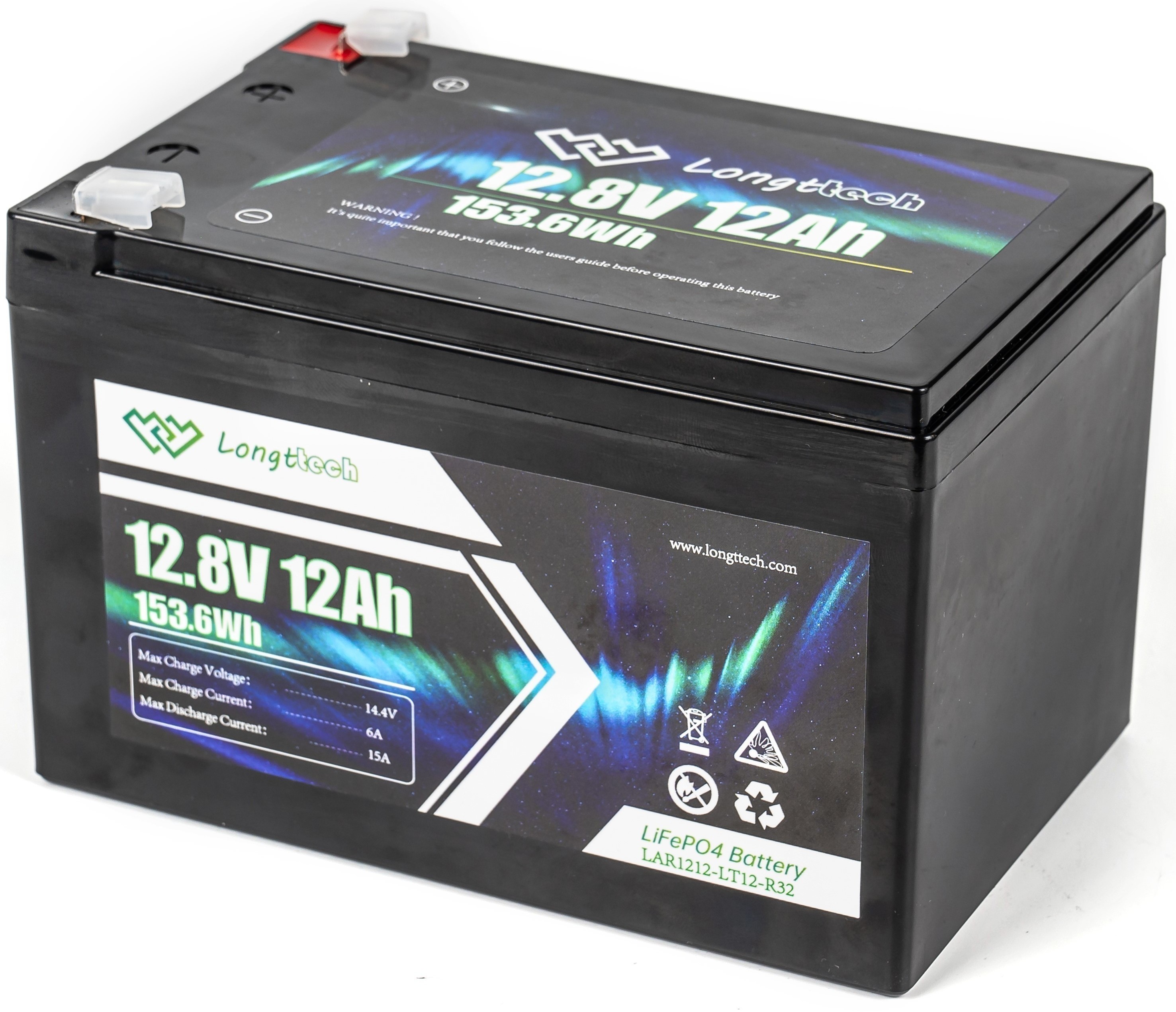 Аккумуляторная батарея Longttech LAR1212-LT12-R32 LiFePo4 12.8V 12Ah инструкция - изображение 6