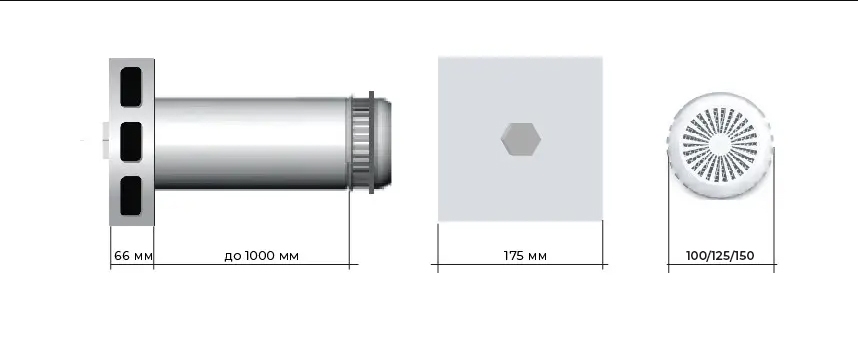 Climtec ПК 150 Габаритные размеры