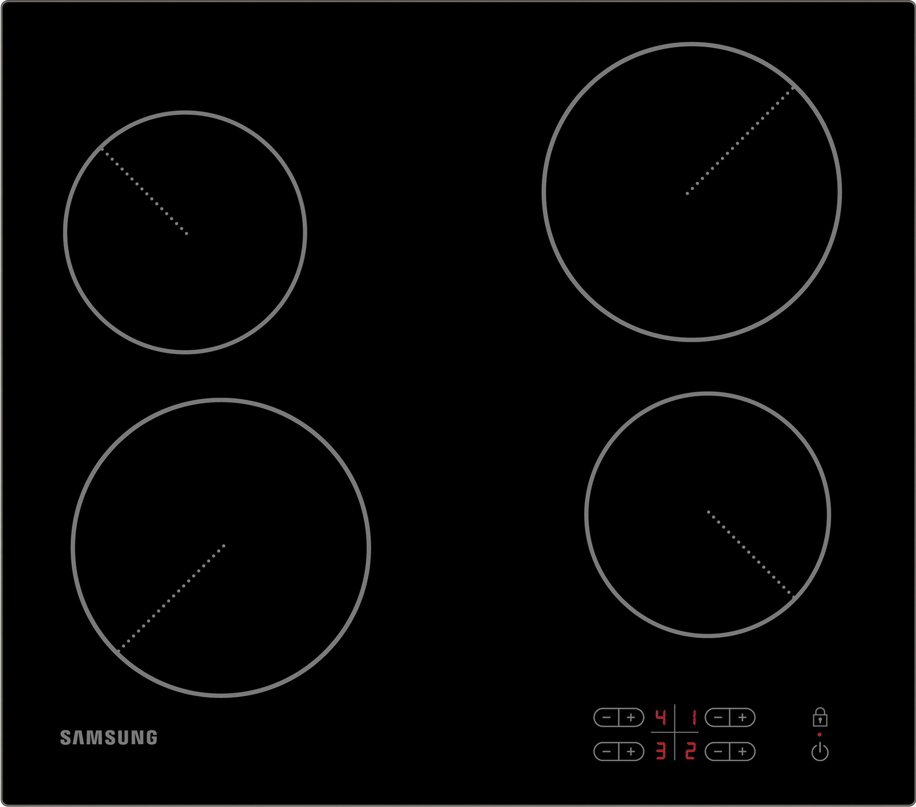 Варильна поверхня з дисплеєм Samsung NZ64T3506AK/WT
