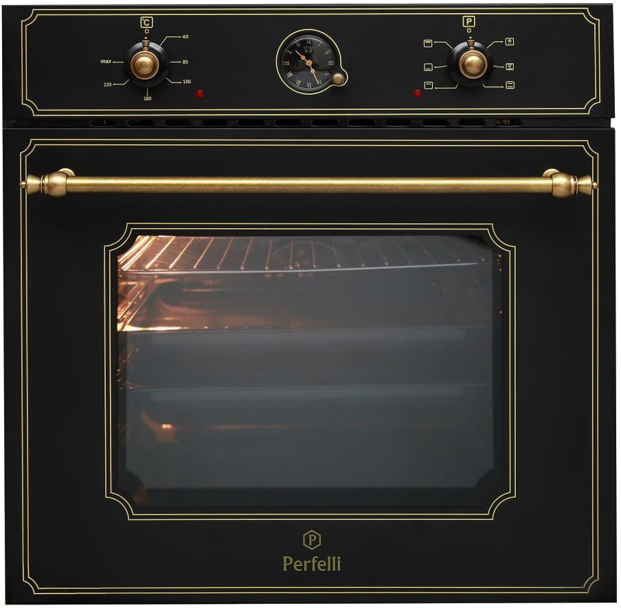 Духовой шкаф Perfelli BOE 6644 BL RETRO цена 10999.00 грн - фотография 2