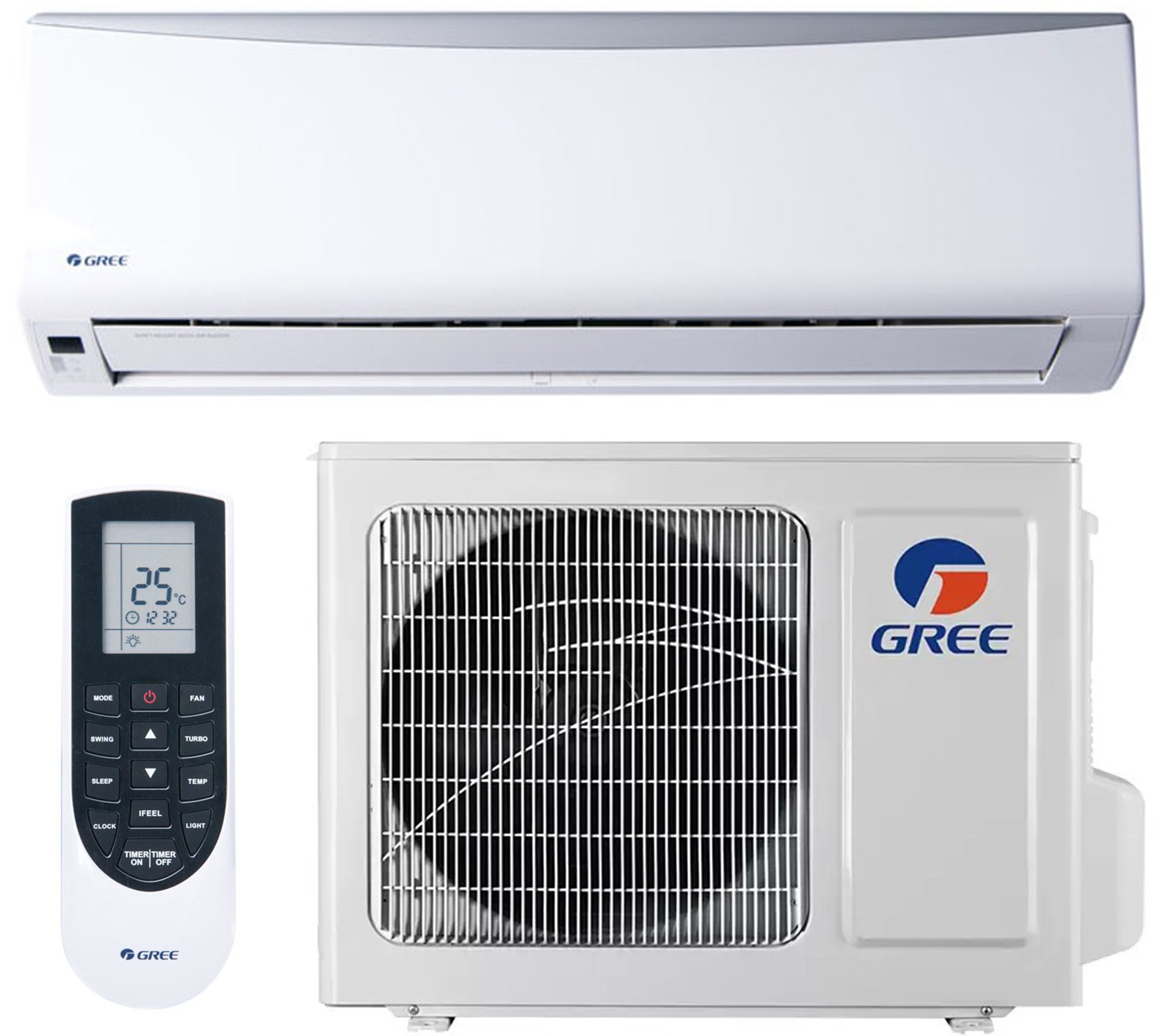 Тепловой насос Gree воздух-воздух Gree Praktik Pro (R-32) GWH09QC-K6DNA2F