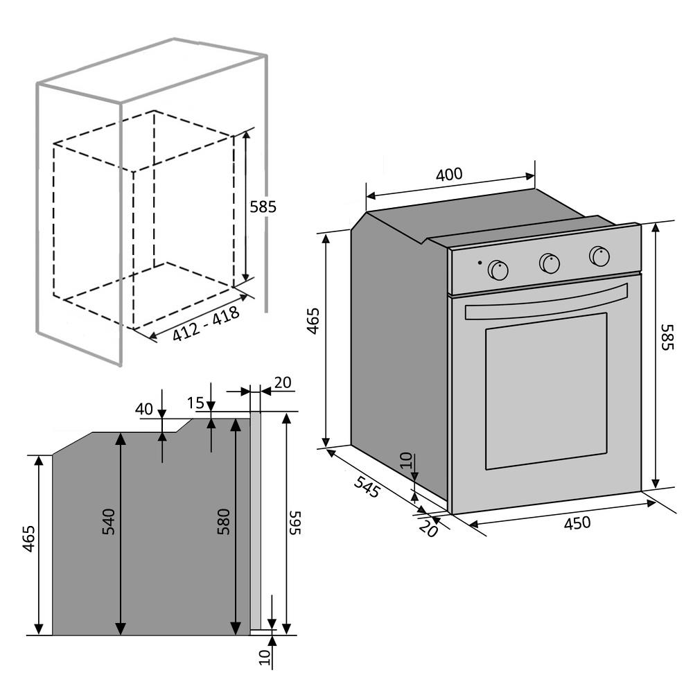 Ventolux Soho 6 MT (WH) Габаритные размеры