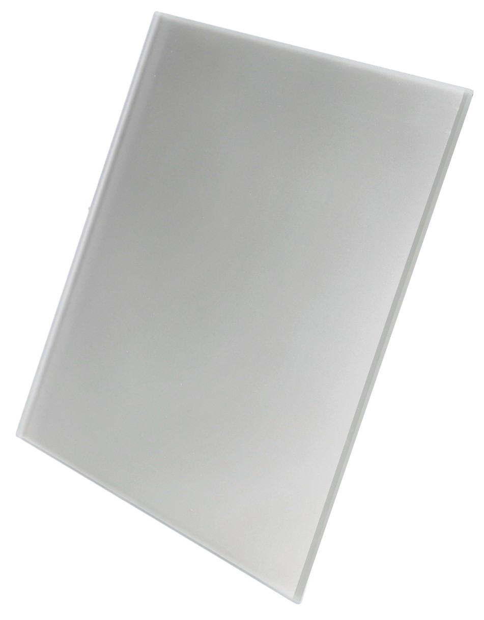 Крышка к вентилятору AirRoxy dRim Glass серебристый (01-177)