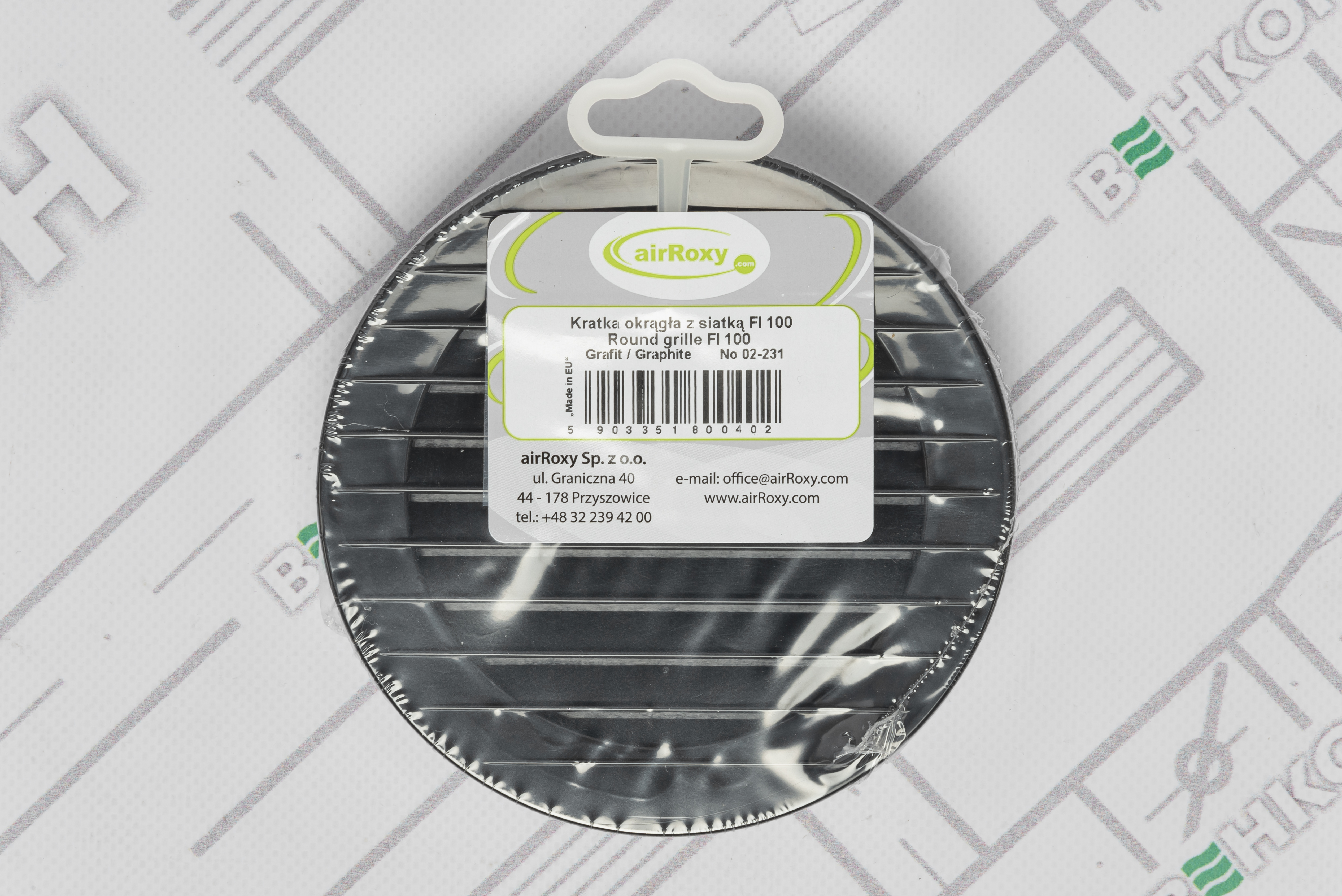 Решетка вентиляционная AirRoxy AOzS graphite 100 (02-231) отзывы - изображения 5