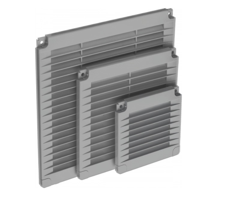 Решетка вентиляционная Airroxy 150x150 grey (02-317)