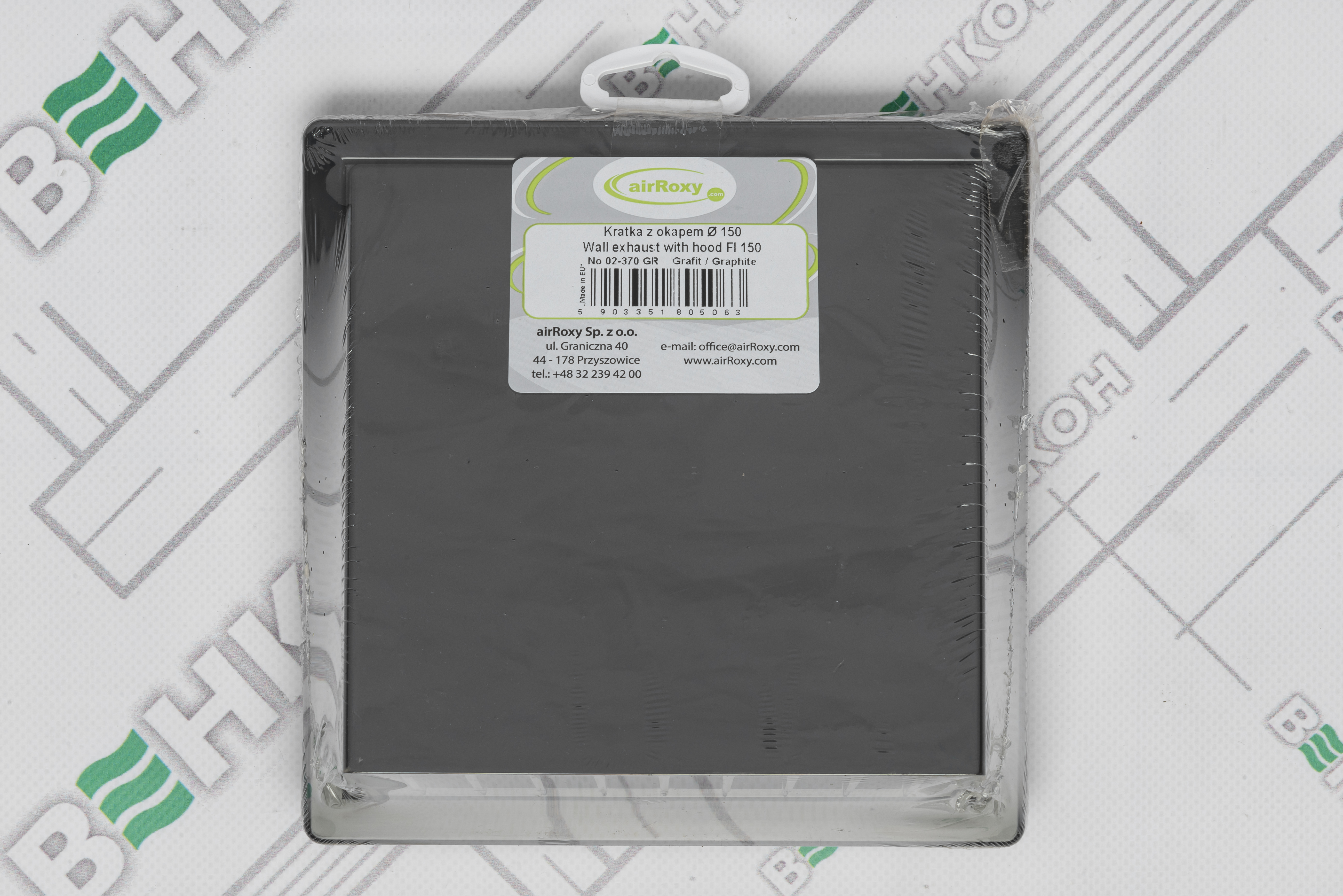 Ковпак вентиляційний Airroxy 150 graphite (02-370GR) характеристики - фотографія 7