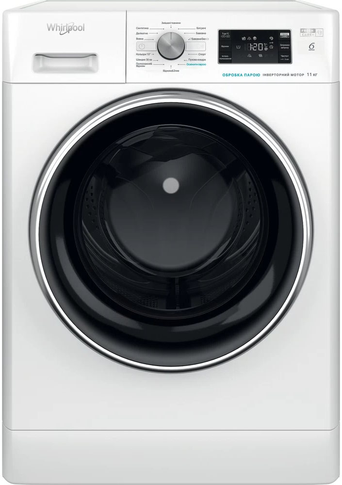 Глубокая стиральная машина Whirlpool FFB 11469 BCV UA