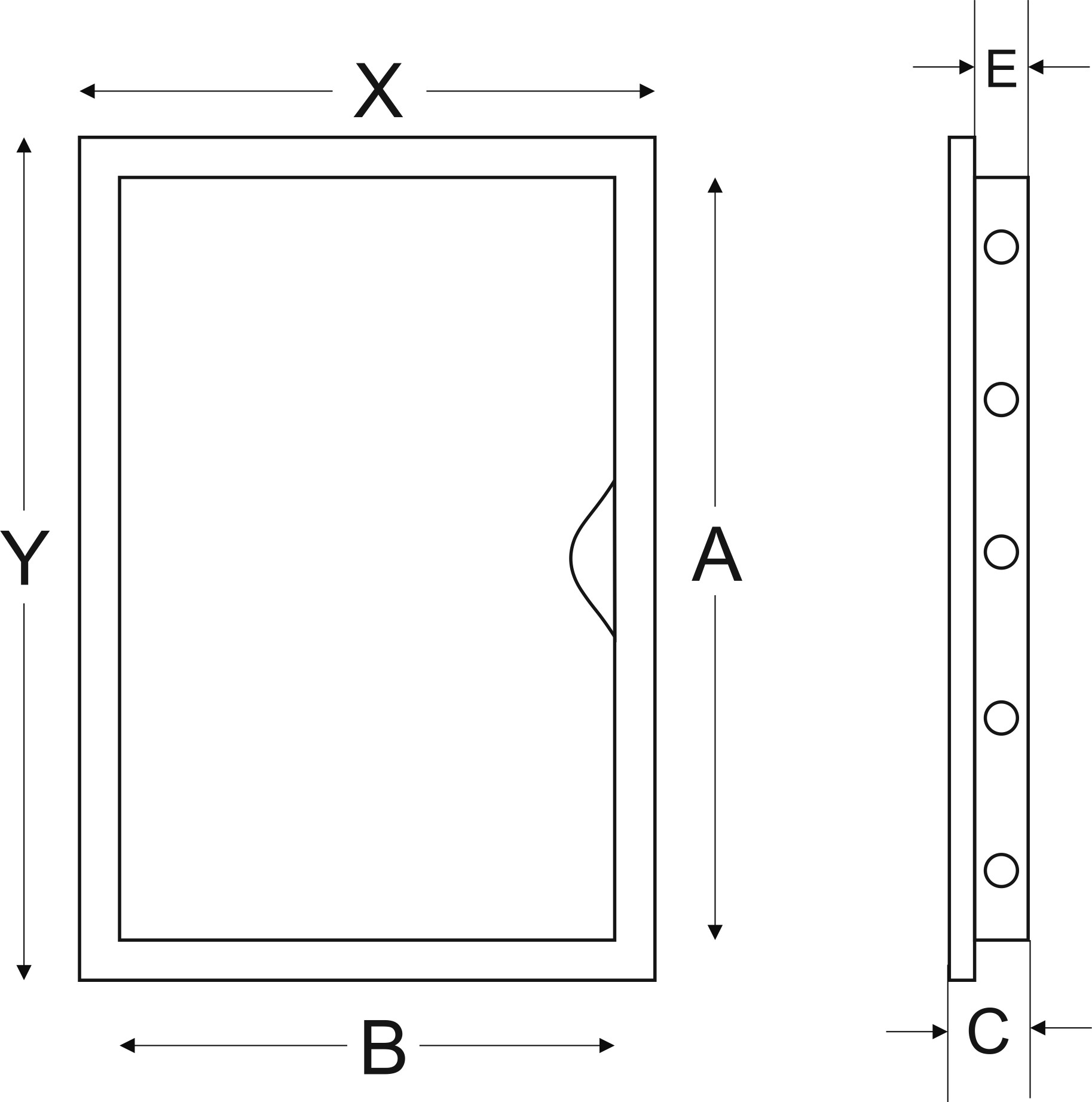 Airroxy 30/40 (02-809A) Габаритные размеры