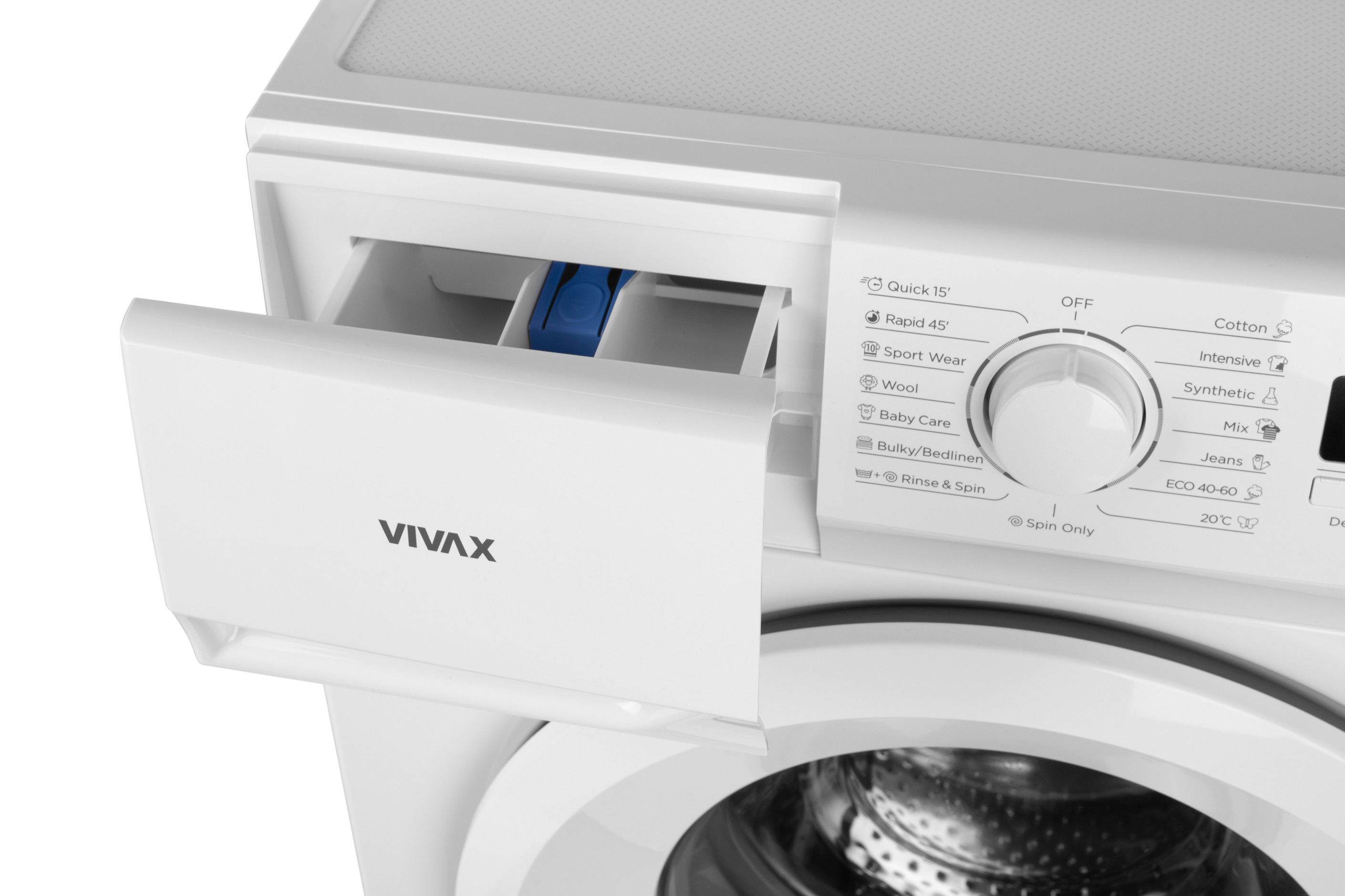 Стиральная машина Vivax WFL-100615BS обзор - фото 8