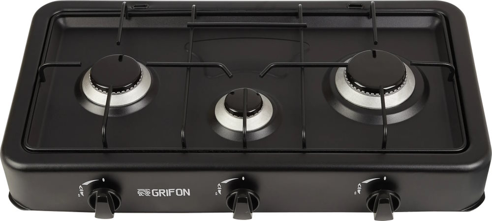 Триконфорочна настільна плита Grifon GRT-300-B