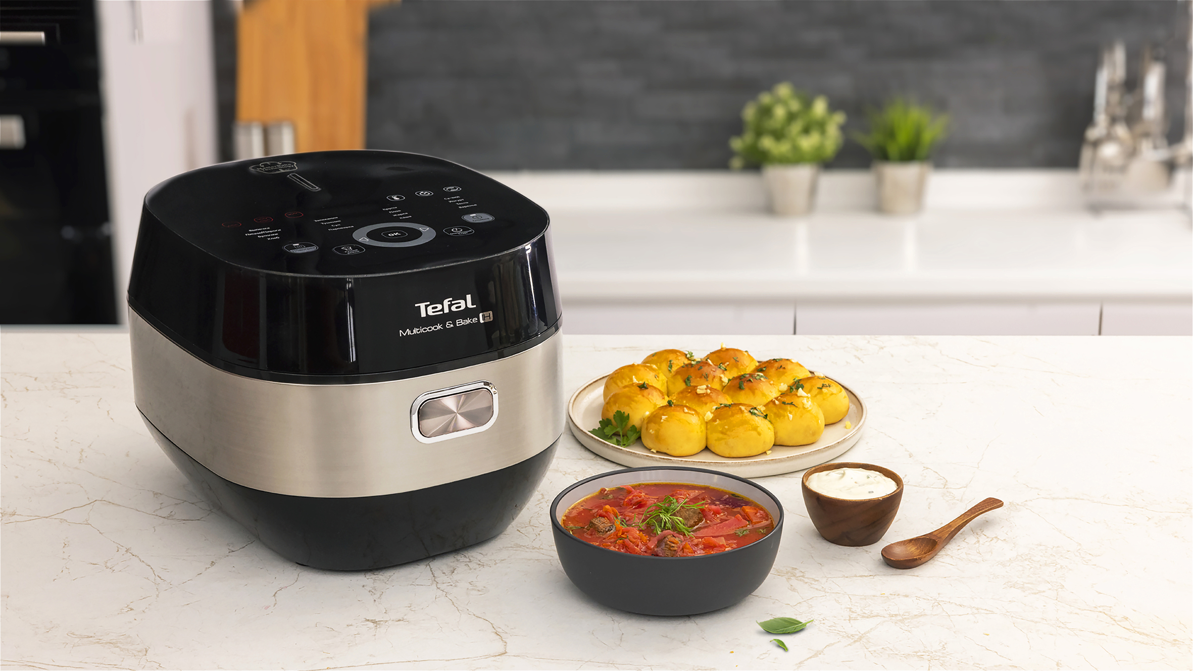 в ассортименте Мультиварка Tefal MultiCook&Bake IH RK908A34 в магазине - фото 18