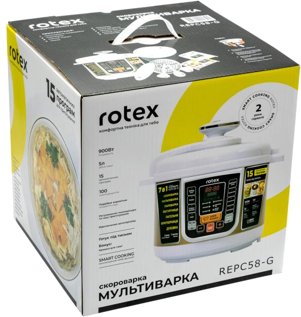 Мультиварка Rotex REPC58-G інструкція - зображення 6